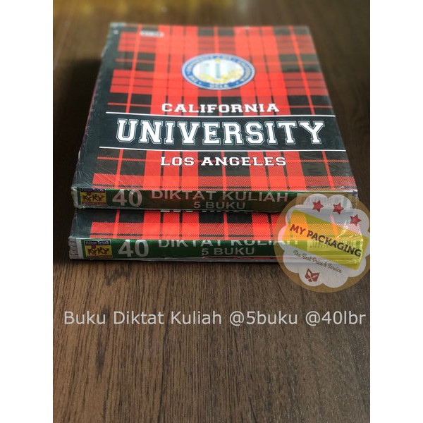

nn Buku Tulis Kiky Diktat Kuliah 40 Lbr per pack isi 5 buku limited