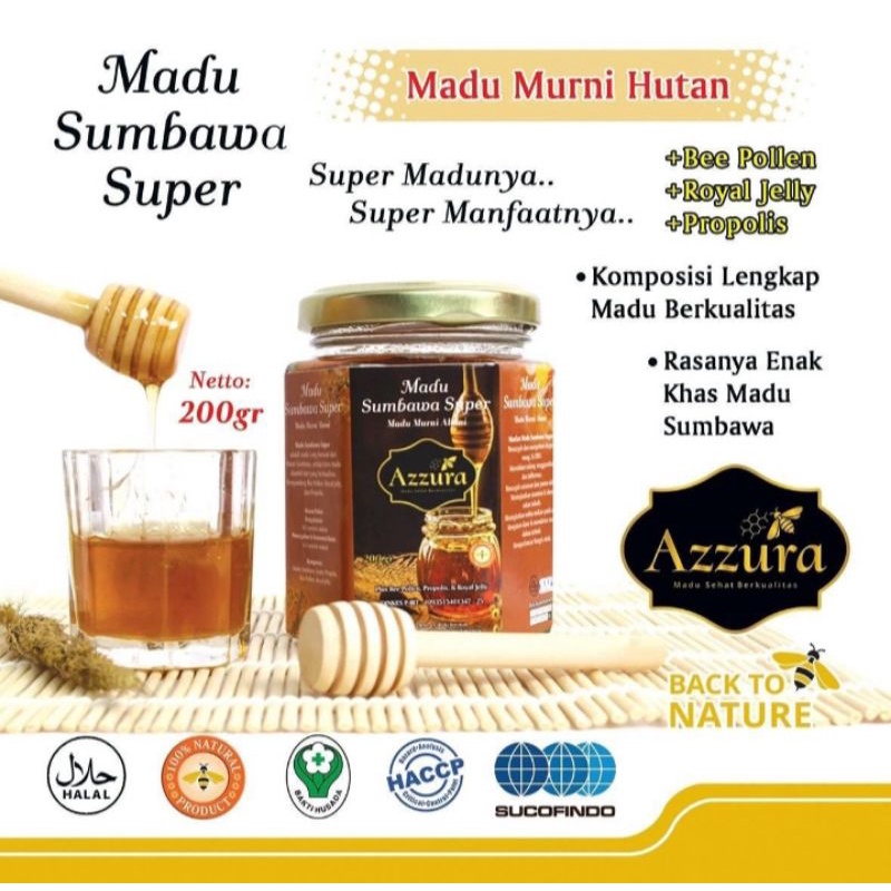 

Madu Sumbawa Super (berat 200 gram)