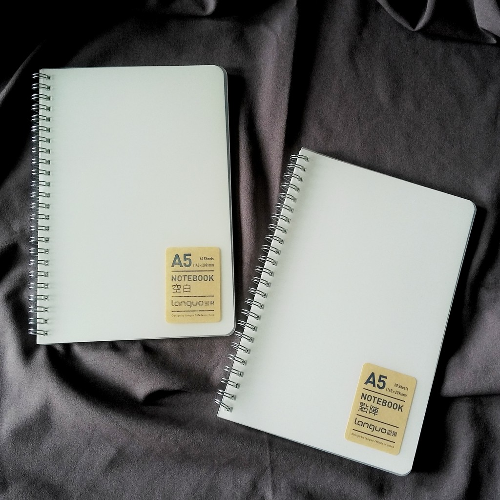 

Notebook Spiral Ring with Transparent Cover A5