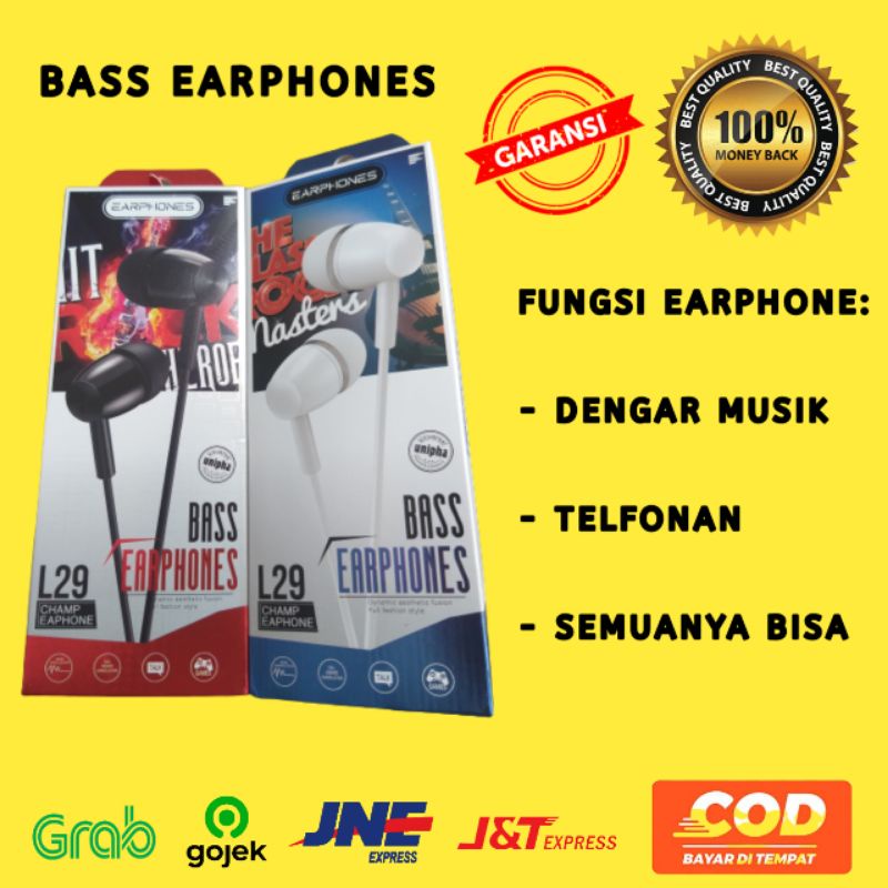 HEDSET / HEDSET ORIGINAL / HEDSET MURAH / HEDSET ORI / EARPHONE / EARPHONE ORI / HEDSET ORIGINAL L29