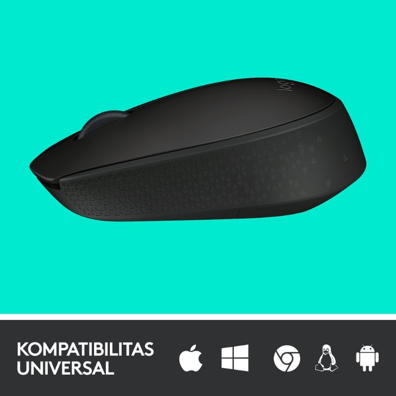 MOUSE LOGITECH ORIGINAL WIRELESS MOUSE M170 LOGITECH ORI GARANSI RESMI