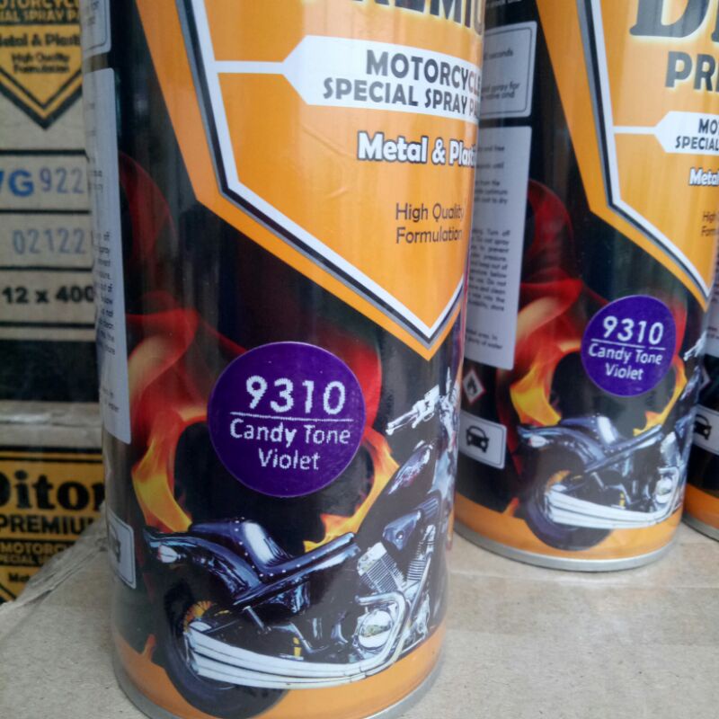 Pilox Diton premium candytone violet 9310 400ccMember candy tone unggu cat semprot diton premium