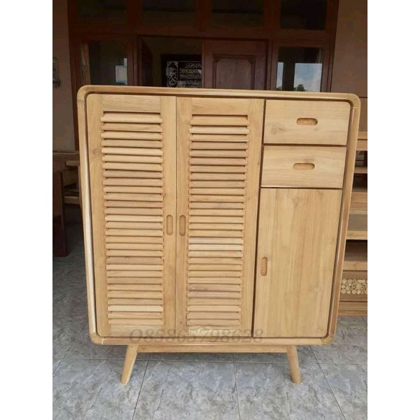 Ready Stok  Lemari Serbaguna | lemari anak kayu jati mentahan | lemari pakaian minimalis kayu jati m