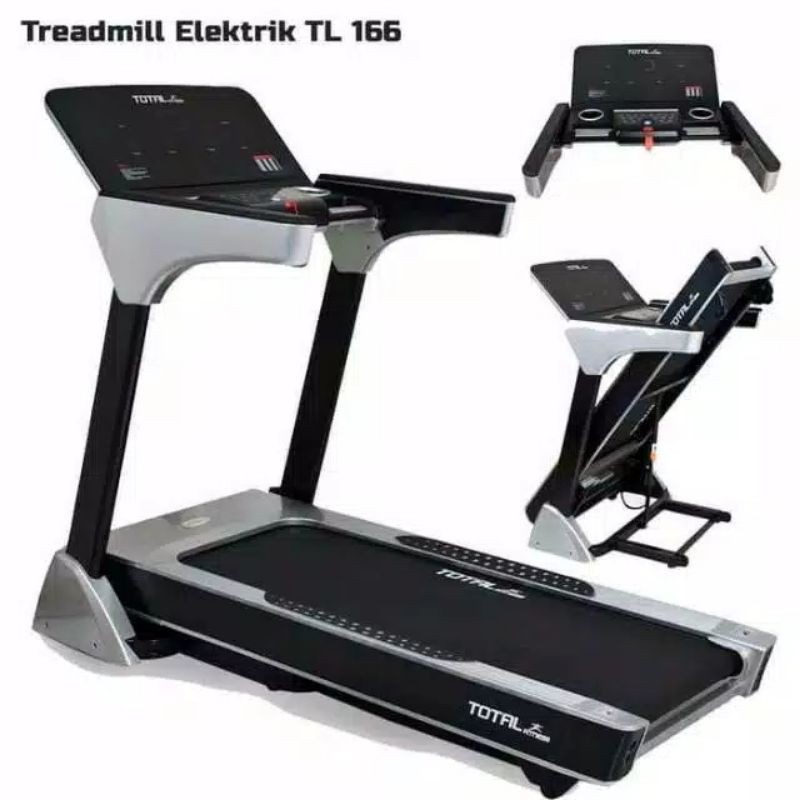 Treadmill elektrik TL 166 Big treadmill 3 hp Touchscreen dan bluetooth