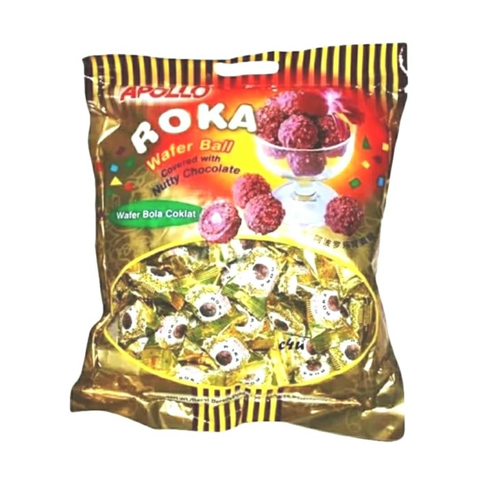 

Coklat Roka isi 70 / Apollo Roka Wafer Ball
