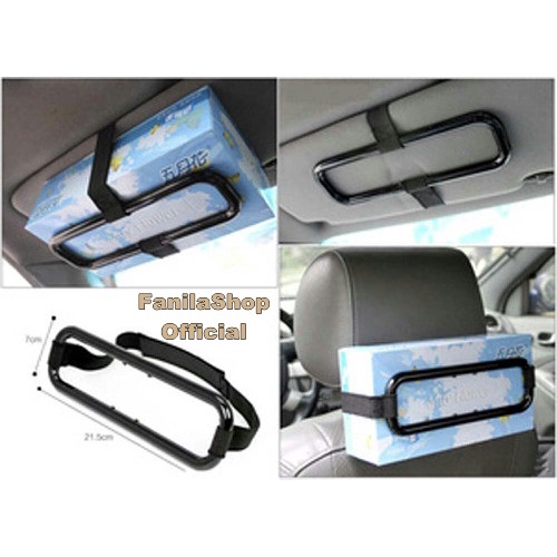 Holder Tissue Car Penjepit Tempat Tissue Mobil