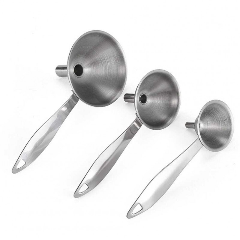 Corong Nozzle Multifungsi Air Minyak Bensin Kendaraan Funnel 3 Pcs
