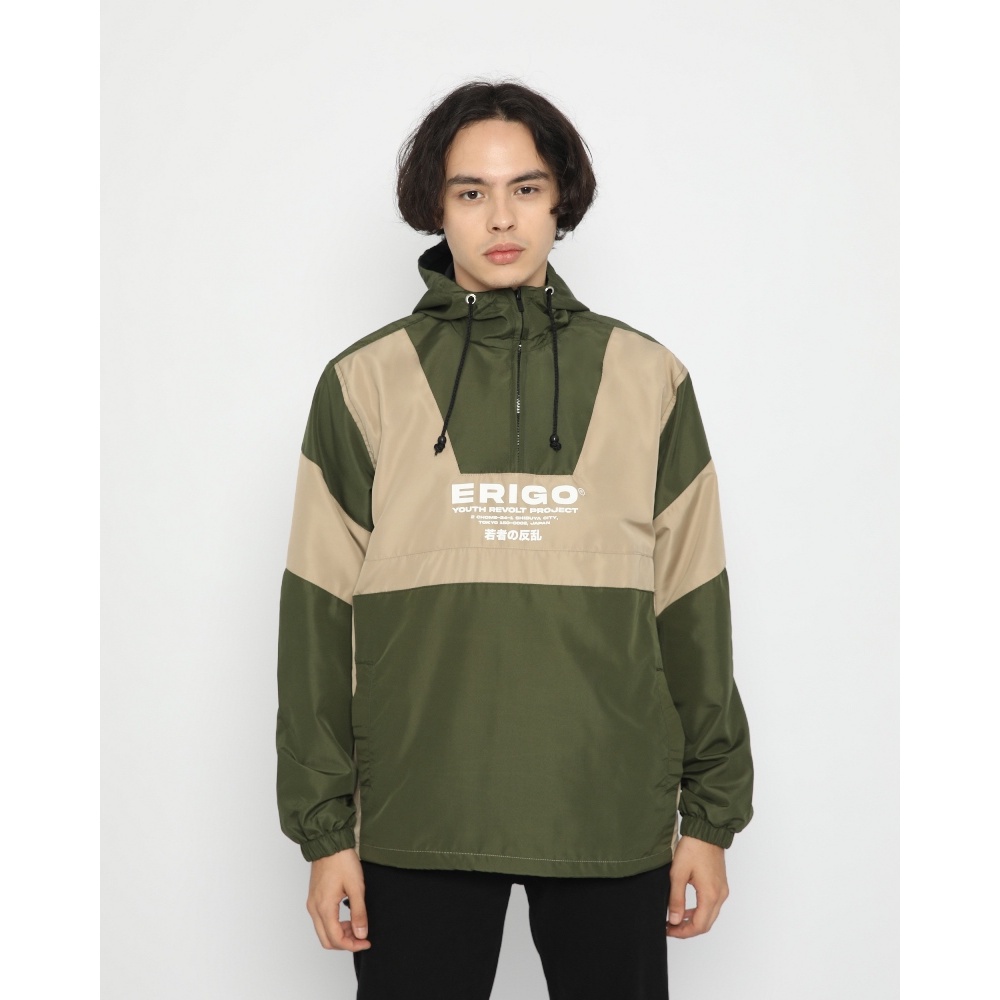 Erigo Pullover Arai Khaki M Khaki-jaket