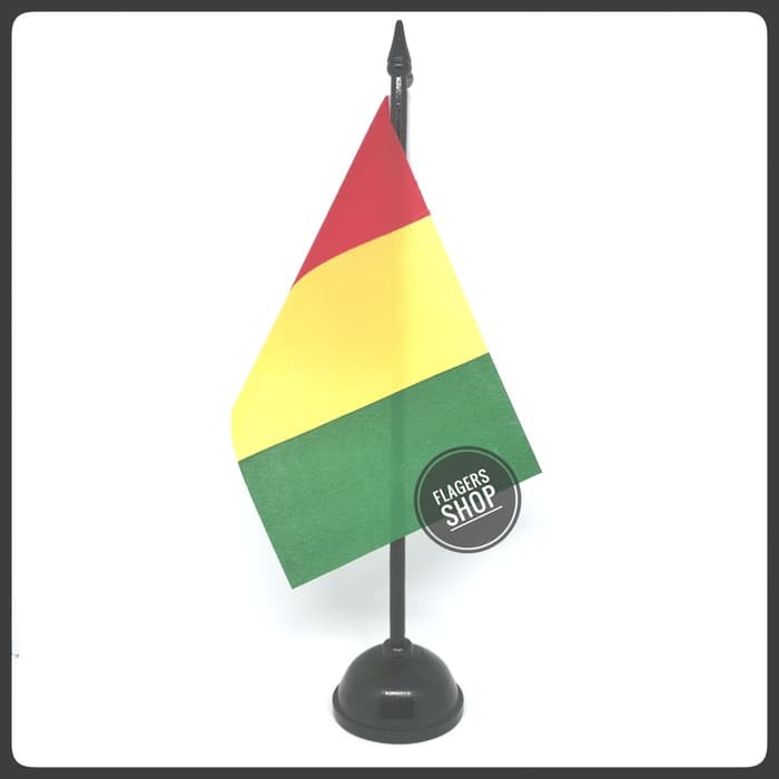 

Bendera Meja Guinea + Tiang Kayu