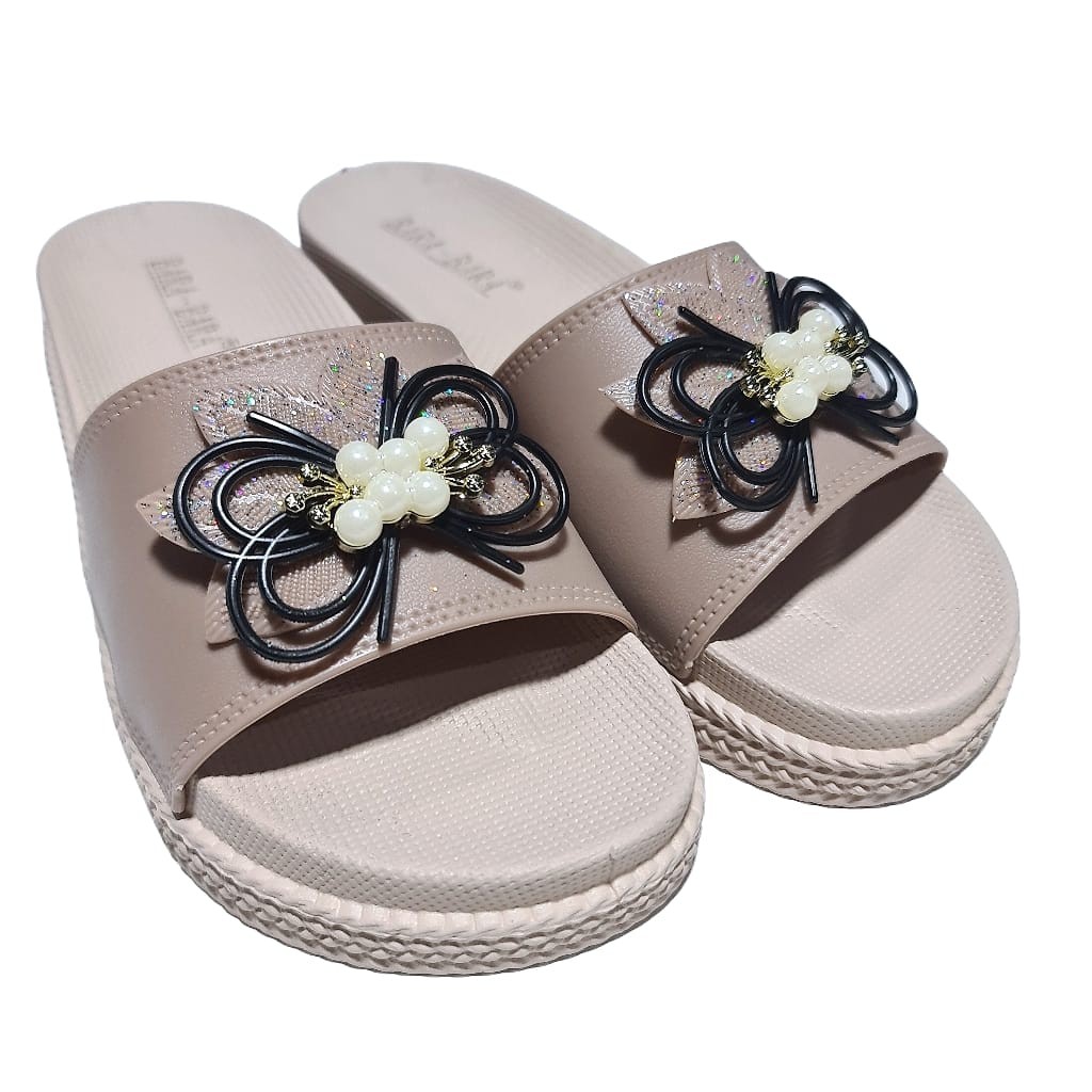 jelly sandal wanita bara bara slop karet import sendal cewek barabara JSL895V29