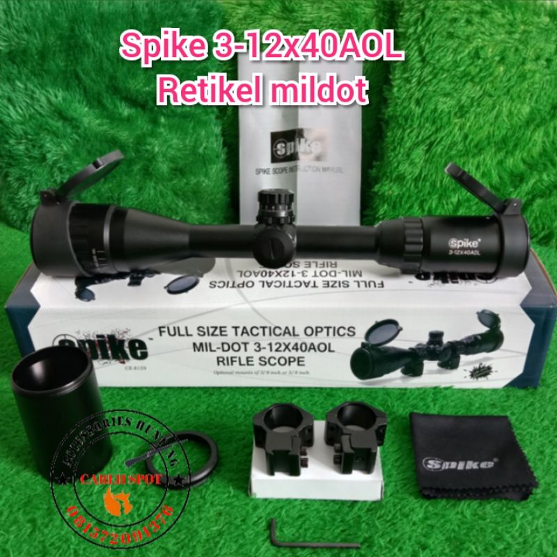 Telescope Spike 3-12x40aol