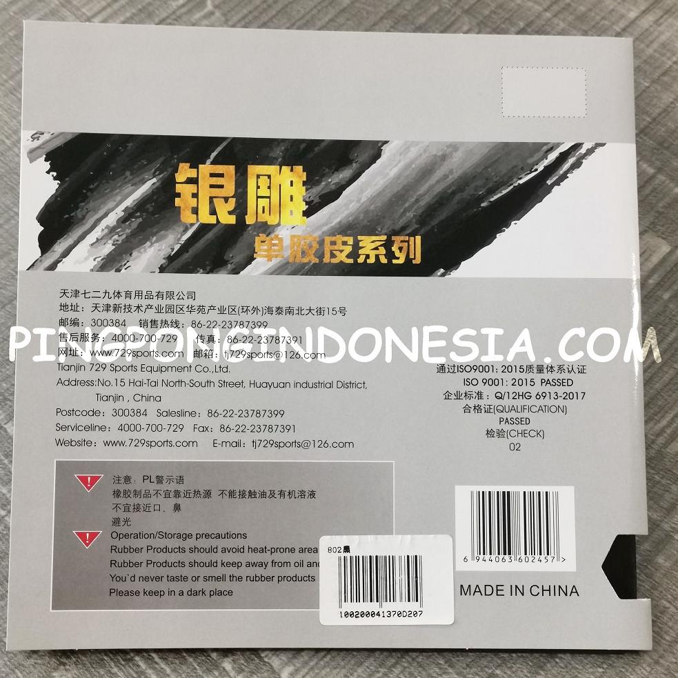 [PRODUK L9LFJ] 729 802-Karet Bintik Serang RITC Friendship Short Pips Rubber Pingpong VTH