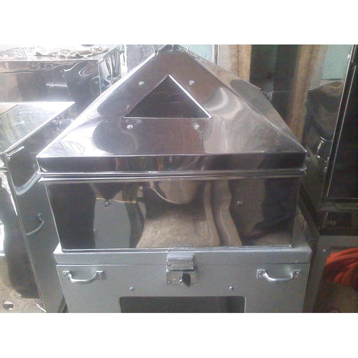 promo klakat kukusan kotak 30 cm 1 sarangan 1 susun stainless M1823