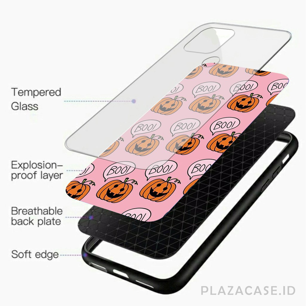 Softcase Glass Halloween [K84] for All Type OPPO RENO 5 RENO 4 RENO 4F A73 A53 A91 RENO 3 A71 F1S A3