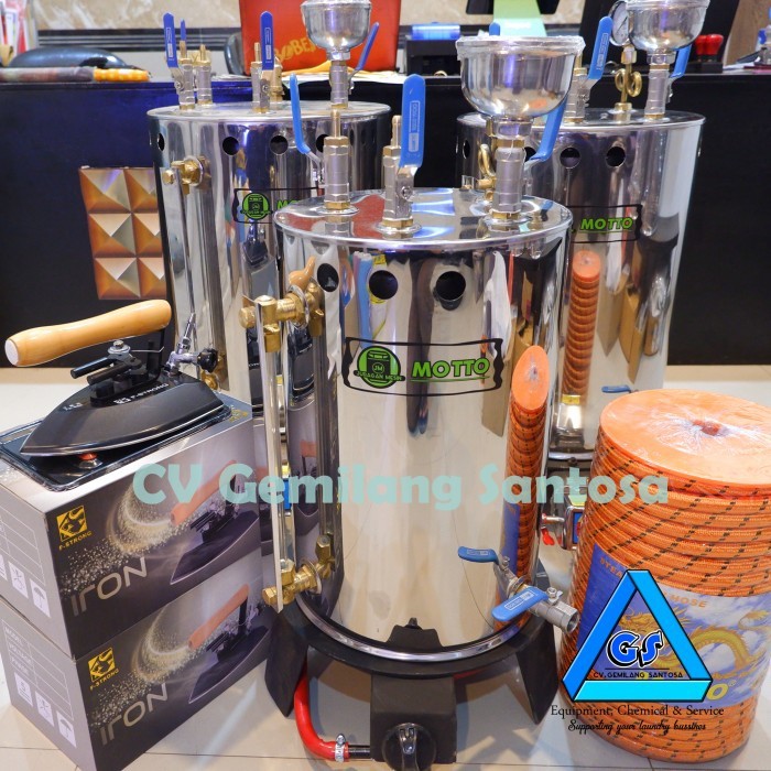 Setrika uap laundry 12L | Boiler Setrika uap untuk setrika laundry