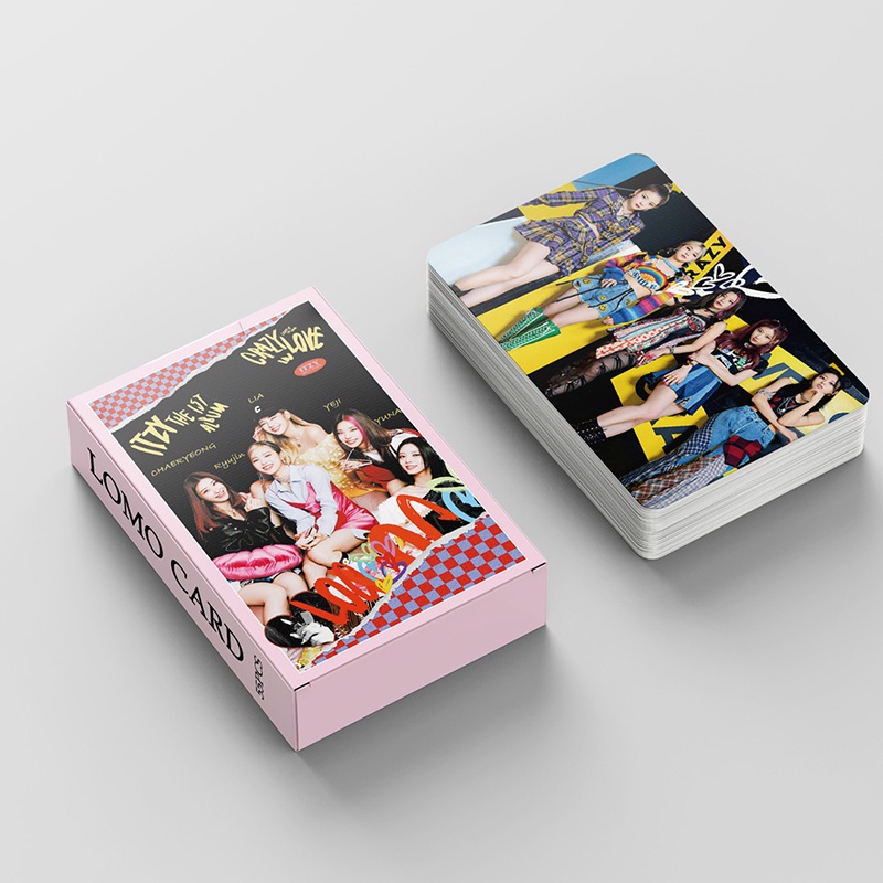 55pcs/box ITZY photocards CRAZY IN LOVE Album LOMO card Postcard ((In STOCK) Kpop fan