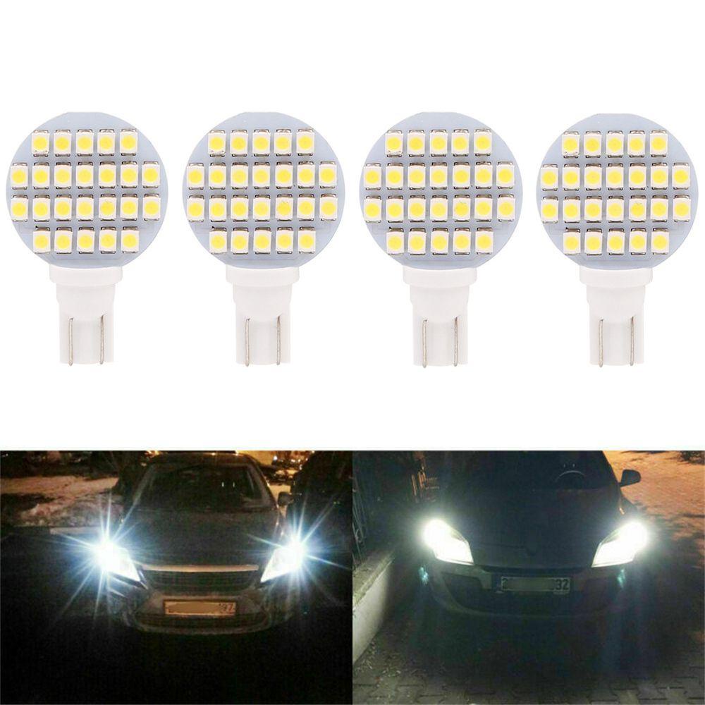 Populer 4 Pcs Lampu Plat Lis 4 Pcs Lampu Bohlam 12V COB LED Dome Map