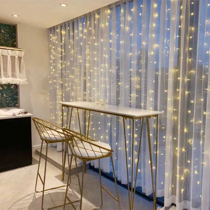 ANBLUB Lampu String USB Dekorasi 3x3 Meter 300 LED + Remote - S-04