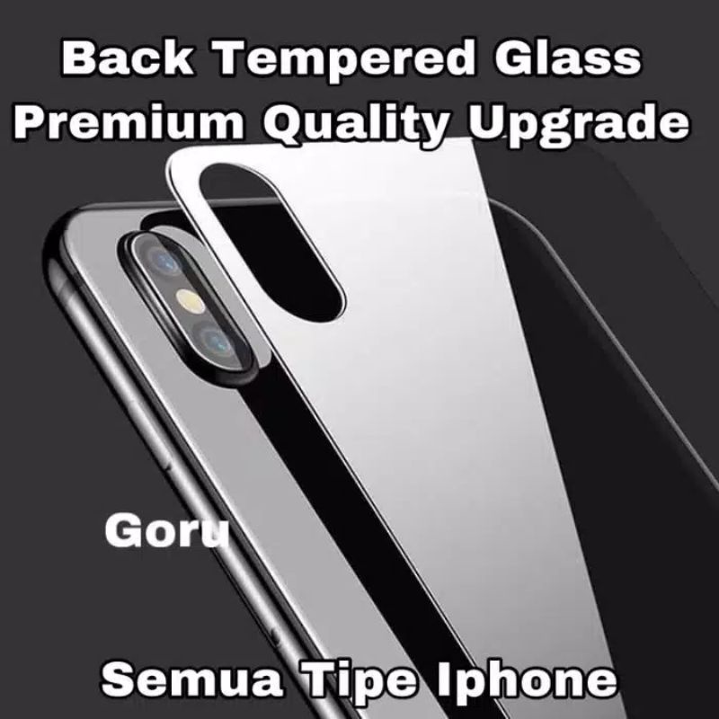 IPHONE 5/7/X/XS/XR/XS MAX/11/11PRO/11PRO MAX  Temper Glass Back Iphone-1