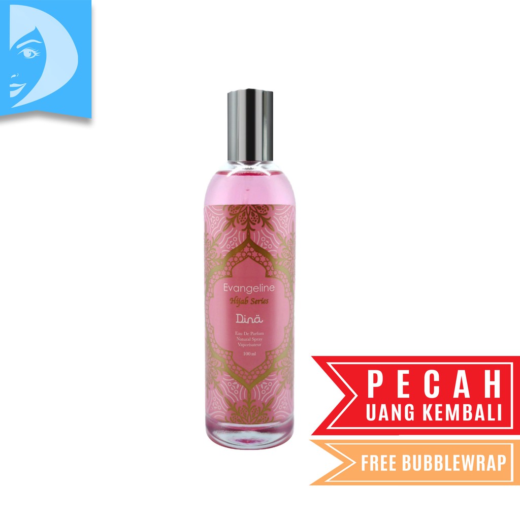 Parfum Evangeline Hijab Series Halal 100ml | Parfume Wanita Halal | Evangelin Hijab Rania Hana Dina Maira Amalia Nadira Farfum Cewek BPOM EDP