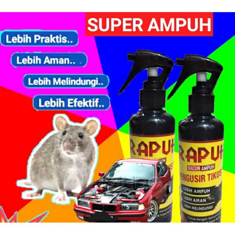Ampuh pengusir tikus/pengusir tikus mobil/ semprotan pengusir tikus ampuh