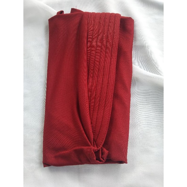 Jilbab Sport / Hijab Instan Sporty Jilbab Volly Azky Bergo Sport-Maron