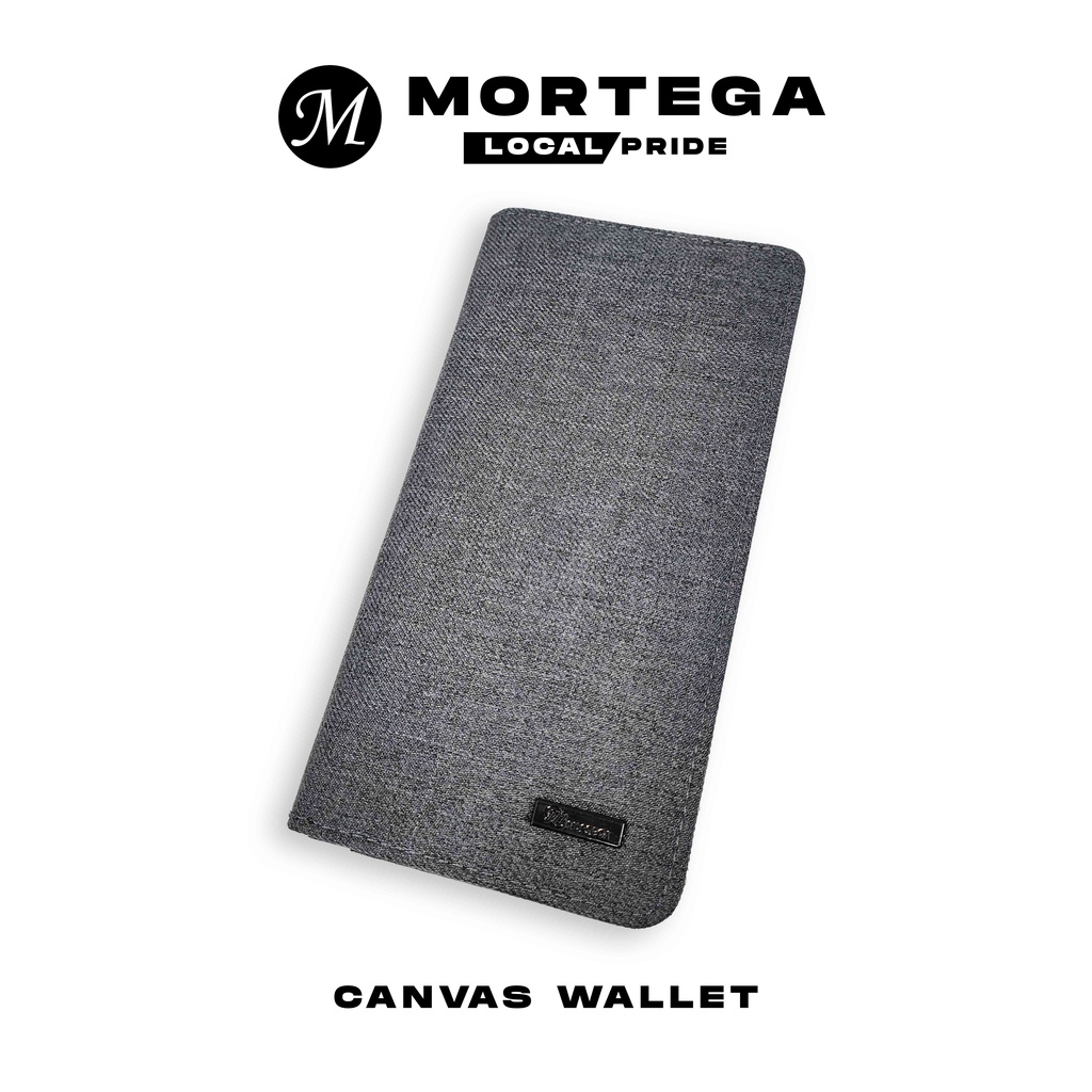 Dompet Mortega Kanfas Panjang Unisex Premium Wallet - Dompet Lipat Mortega