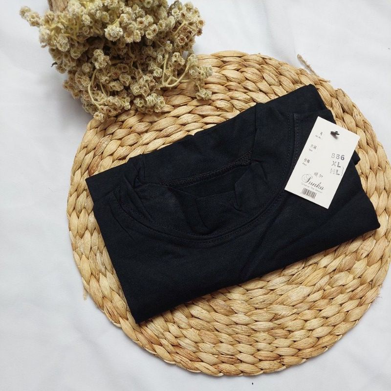 MANSET ATASAN TANGAN BUNTUNG (by sunka)-Black