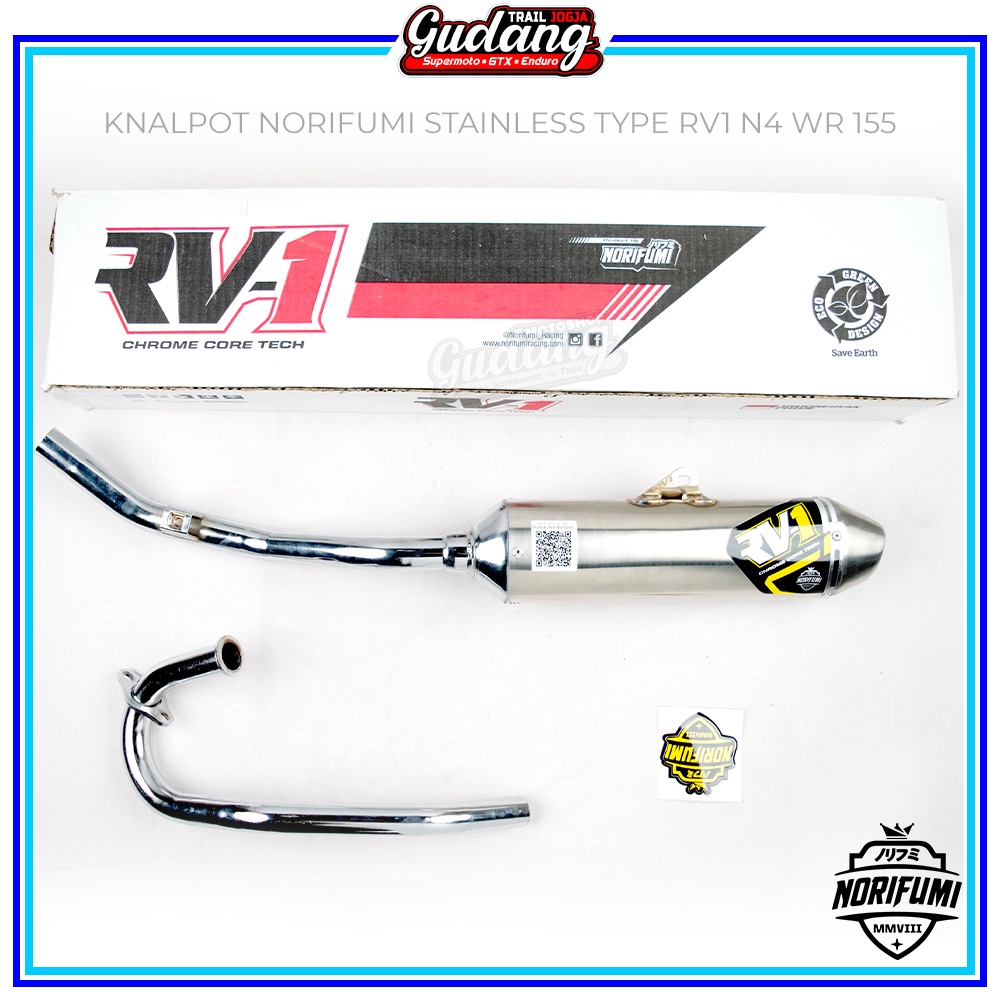 Knalpot Kenalpot Muffler Original Norifumi RV1 N4 NEW KLX 150 BIGFOOTF DTRACKER New CRF 150L KLX WR 155