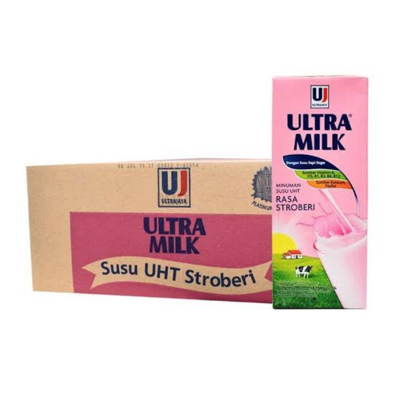 

Susu Ultra Milk 200 ml Strawberrt - Karton