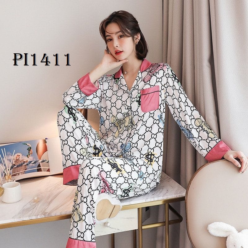 PIYAMA PP WANITA SUTRA KOREA PREMIUM PI1411