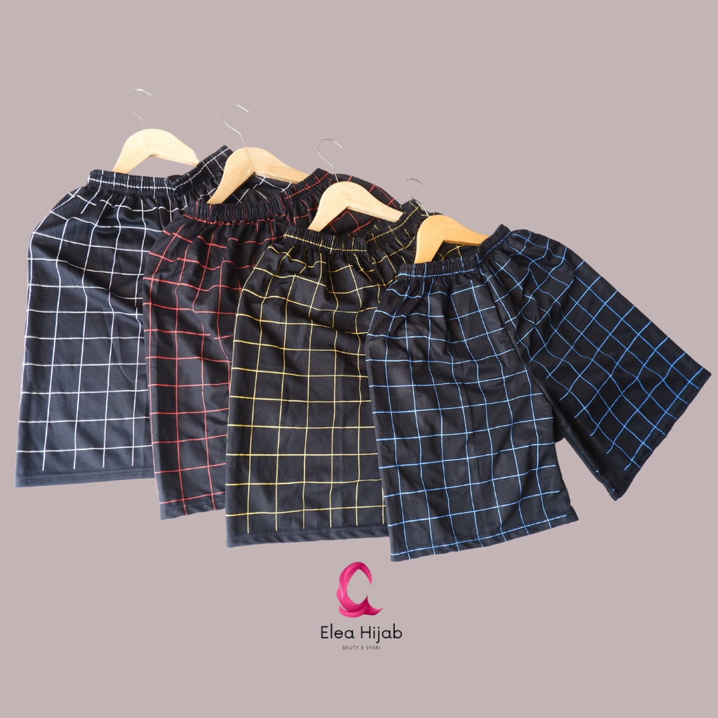 Celana Kolor Unisex Pria Wanita Celana Motif Tartan Kotak Kotak boxer terbaru 2022 terbaru kualitas distro