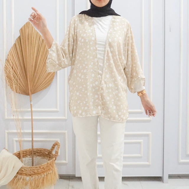 OUTER BUNGA / CARDIGAN BUNGA / BAJU PANTAI / OUTFIT PANTAI / FLOWER / OUTER / CARDIGAN