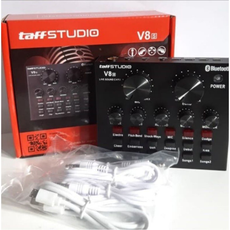 USB External Soundcard &amp; Live Mixer Audio Broadcast Microphone Headset