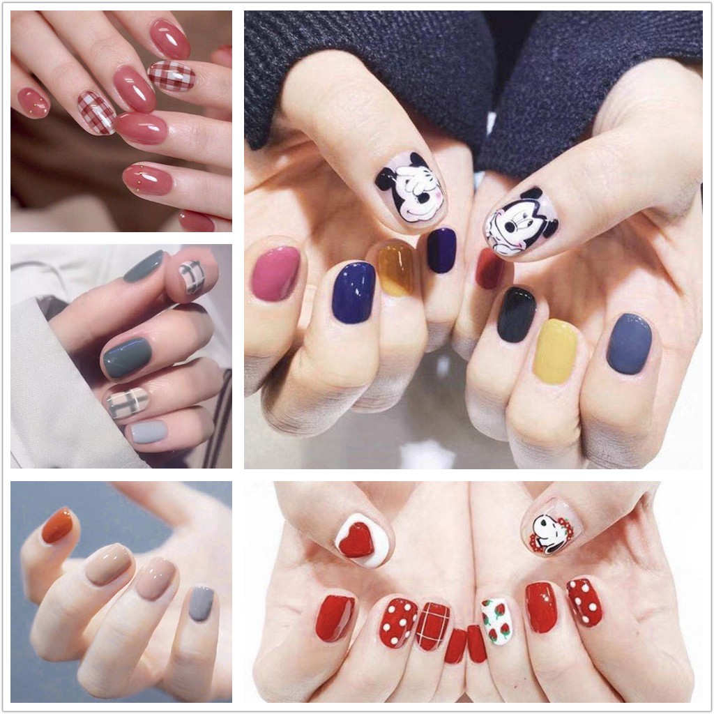 &lt;Jjoygirl&gt;DA Nail Sticker Motif / Sticker Kuku / Stiker Kuku / Nail Stiker Glitter / Stripes Design