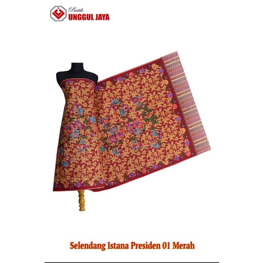 SELENDANG GENDONG ISTANA PRESIDEN-MERAH 001