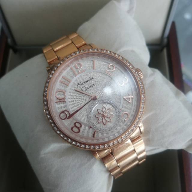 Jam tangan alexandre christie ac2581 rosegold 2581