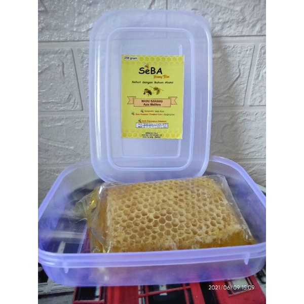 

Madu Sarang Multiflora SeBA Honey Bee 250g