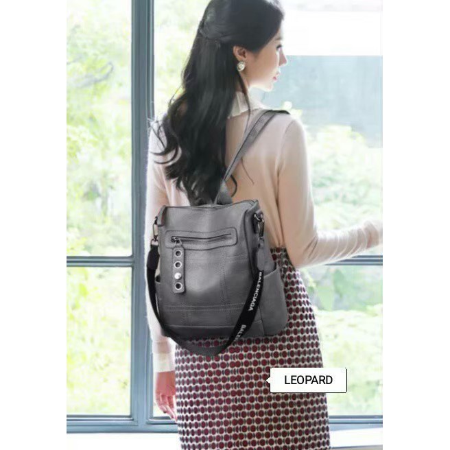 Tas Ransel Wanita Terbaru / Ransel Balenciaga / Backpack Multifungsi