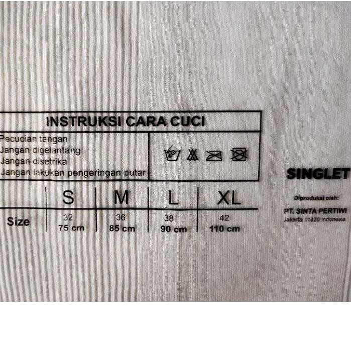 [BEST SELLER] SINGLET CROCODILE  PUTIH 801V / SINGLET PRIA CROCODILE / SINGLET CROCODILE SALUR, PAST