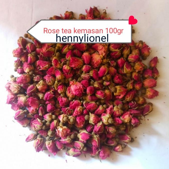 

[COD] teh mawar bunga kering,rose tea kemasan 100gr [COD]