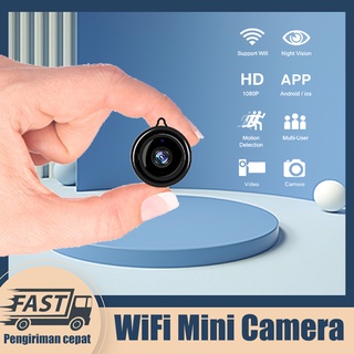 CCTV HD Nirkabel IP Kamera Mini Wifi Kamera IP Pintar V380 A1 Penyelidik Mata-Mata Tersembunyi