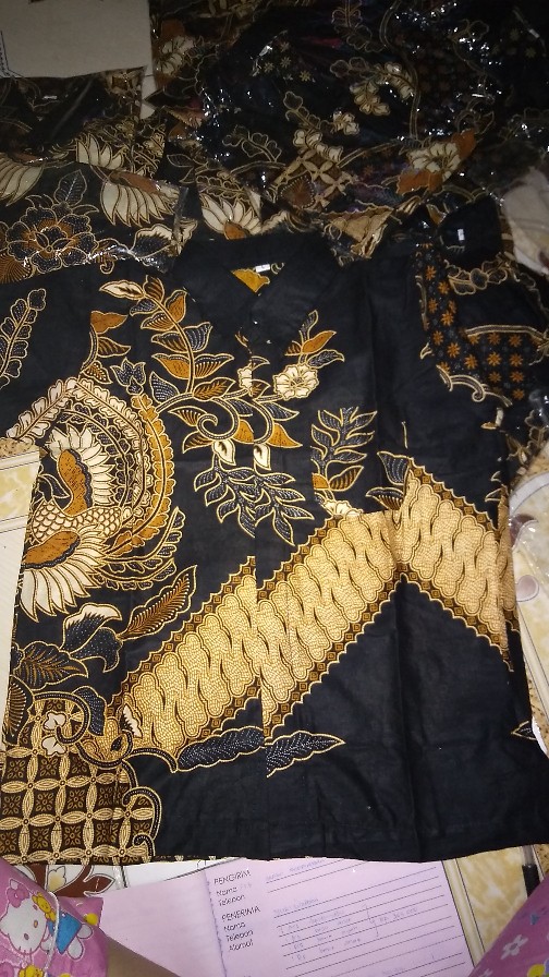 Batik Couple Ayah Dan Anak Laki Laki Modern