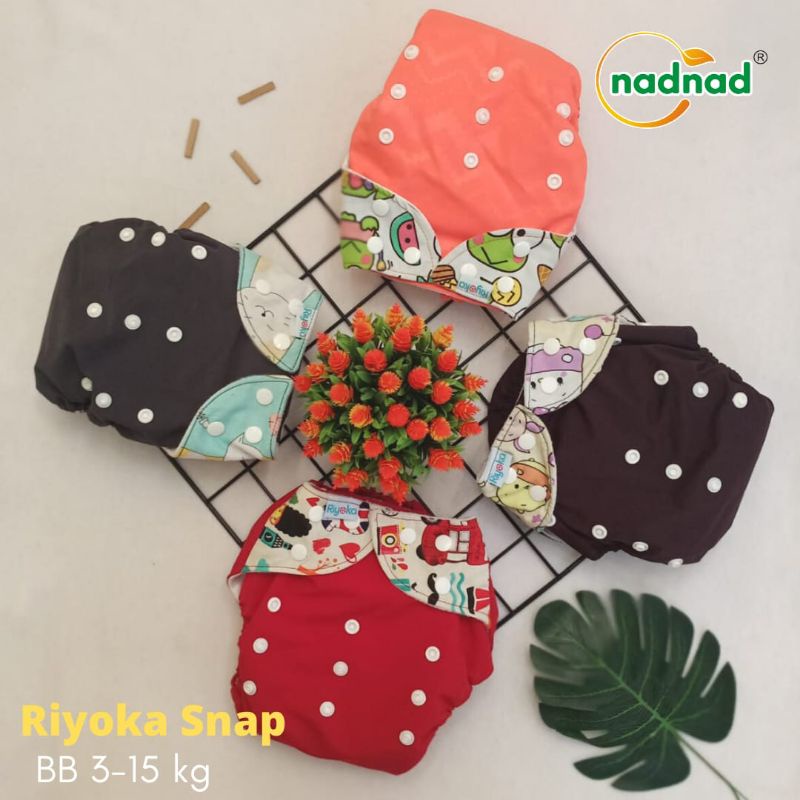 Promo Clodi Riyoka Snap 3-15kg 4clodi 8insert gratis menspad night day pantyliner panty kancing cete