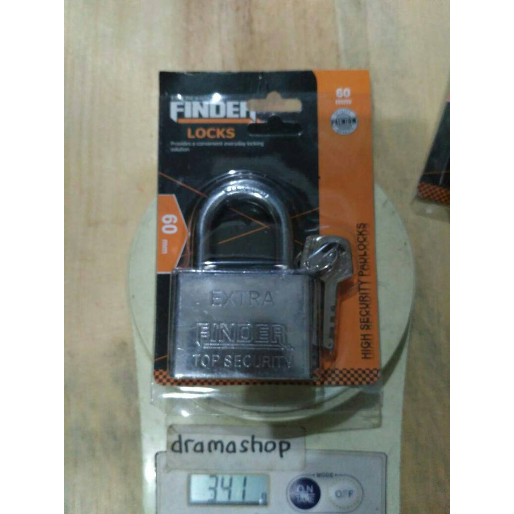 Kunci Gembok Pintu Pagar Rolling Door Toko 60mm Pendek Finder 60