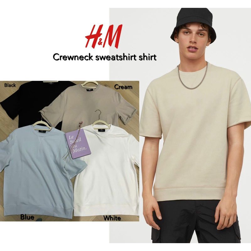 HM Crewneck Shortsleeve Sweatshirt