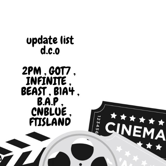 DVD KPOP 2PM, GOT7, INFINITE, BEAST, B1A4, BAP, CNBLUE, FTISLAND