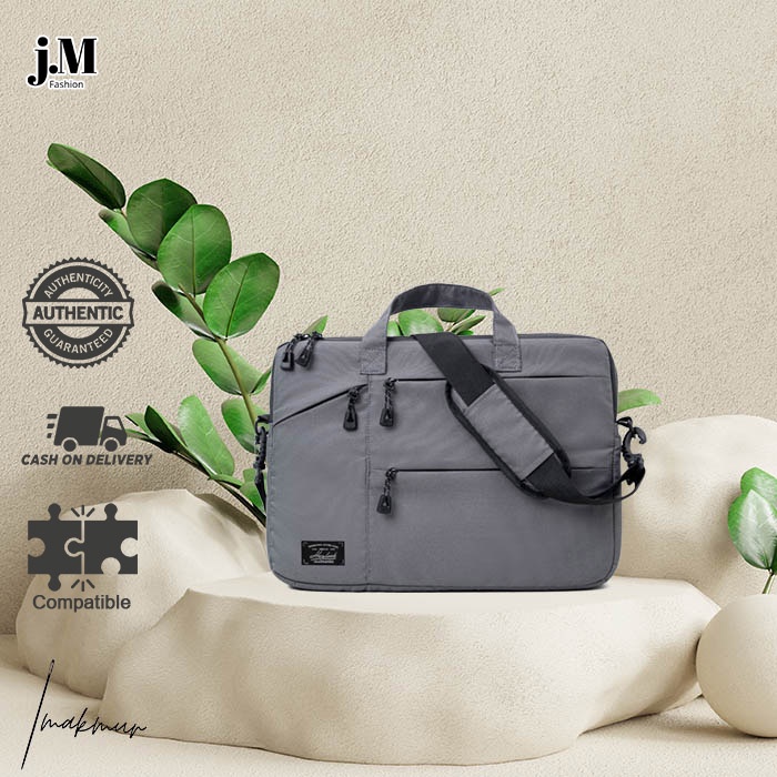 Tas Laptop Hardcase Macbook Jinjing Pocket 14 15 inch / Tas selempang untuk leptop ANTI AIR WATER RE