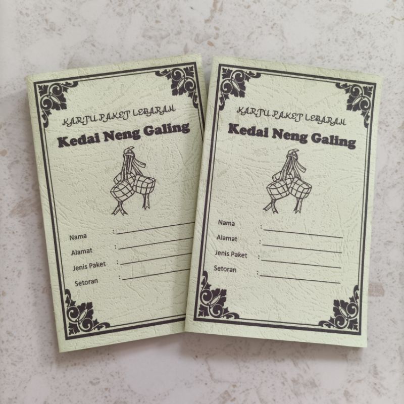 

Kartu Paket Lebaran