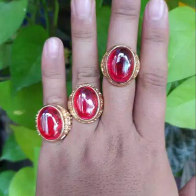 CINCIN BATU AKIK MERAH SIAM BANGKOK (Z)
